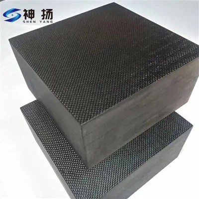 Piastra in fibra di carbonio spessa e resistente